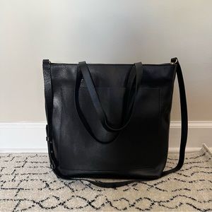 Madewell Zip-Top Medium Transport tote